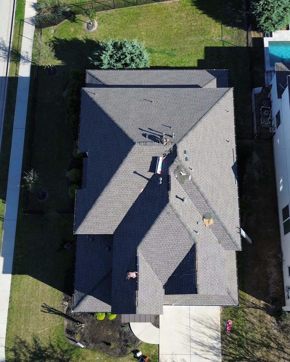 Storm Damage Roof Repair Georgetown TX | Hail Damage Roofing Storm damage roof repair Georgetown TX, hail damage roof replacement handled through an insurance claim by Helix Roofing LLC, Georgetown roofing contractor